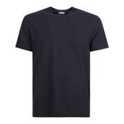 Navy Blue Cotton Crew Neck T-Shirt