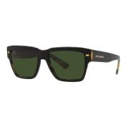 Matte Black Avana/Dark Green Sunglasses