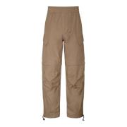 Beige Bomull Cargo Bukser