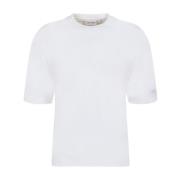 Hvit Økologisk Bomull T-skjorte