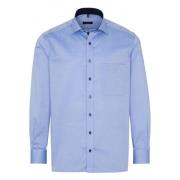 Blå Kontrast Skjorte - Comfort Fit