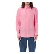 Florida Pink Linen Custom Fit Skjorte