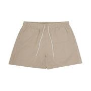 Beige Stripete Boxershorts med Lommer