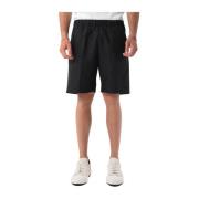 Bomull Elastiske Bermuda Shorts