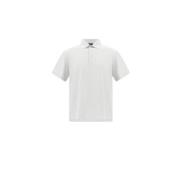 Pustende Crepe Voile Jersey Polo Shirt