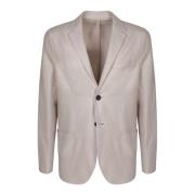 Beige Blazer for Menn