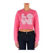 Fuchsia Sweater Stilig Koselig Farge