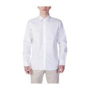Klassisk Hvit Langermet Skjorte