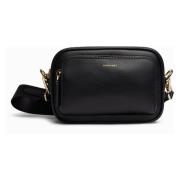 Svart Hayden Crossbody Veske Skinn