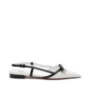 To-farget Skinn Slingback Sko