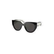 Svarte solbriller med stil 09Q5S0
