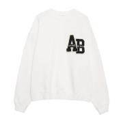 Koselig Sweatshirt med Monogramdetalj