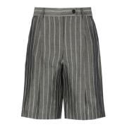 Stripete Linblandet Bermuda Shorts