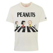 Bomull T-skjorte med Peanuts Print