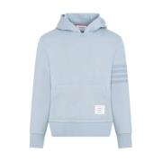 Blå Bomull Crewneck Hettegenser Sweater