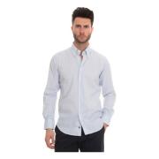 Stripete Button-Down Casual Skjorte