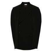 Cut-Out Single-Breasted Blazer