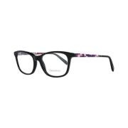 Sorte Rektangulære Optiske Briller for Kvinner