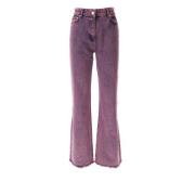 Fuchsia Flare Jeans