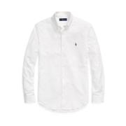 Slim Fit Oxford Skjorte - Hvit