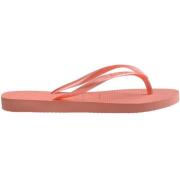 Slim Peach Rose Flip Flops