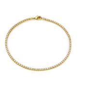 Krystall Tennis Anklet