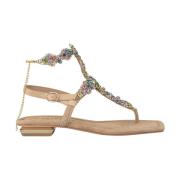 Glitrende Ankelrem Sandal