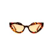 Gul og oransje solbriller for kvinner