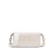 Hvit Mini Crossbody Veske