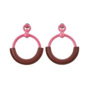 Pre-owned Leather earrings