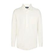 Terry Studio Polo Shirt Off White