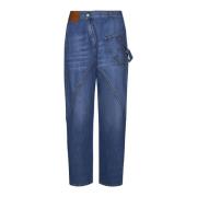 Blå Twisted Workwear Jeans