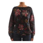 Blomster Crewneck Genser