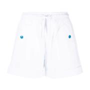 Høy midje perle Bermuda shorts