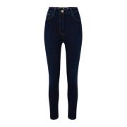 Høy Midje Skinny Ankellange Jeans