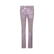 Rosa Slim Jeans Crystal-Studded Logo