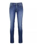 Slim-Fit High-Waist Five-Pocket Jeans