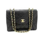 Pre-owned Svart skinn Chanel Flap Bag