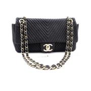 Pre-owned Svart skinn Chanel Flap Bag