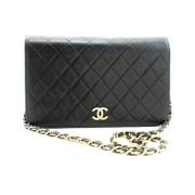 Pre-owned Svart skinn Chanel Flap Bag