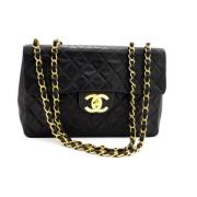 Pre-owned Svart skinn Chanel Flap Bag