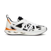 Oransje Mesh Panel Sneakers