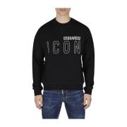 Svart Icon Outline Sweatshirt