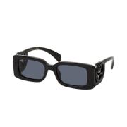 Rektangulære solbriller i svart
