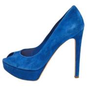 Pre-owned Suede heels