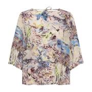 Pastell Multi Farge Bluse