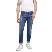 Mid Blue Slim Fit Jeans