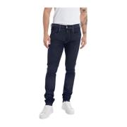 Mørk Blå Slim Fit Jeans