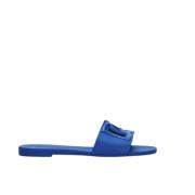 Gummilogo Slide Sandal Blå Italia