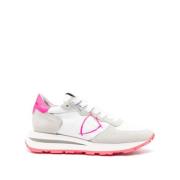 Neon Lær Tropez Sneakers Kvinner